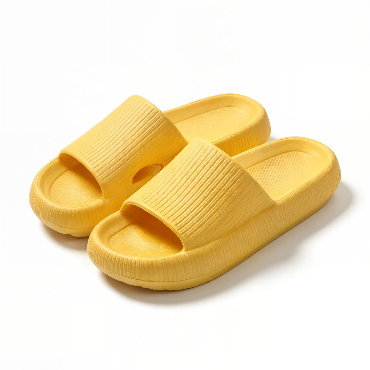 CloudStep Slippers in geel