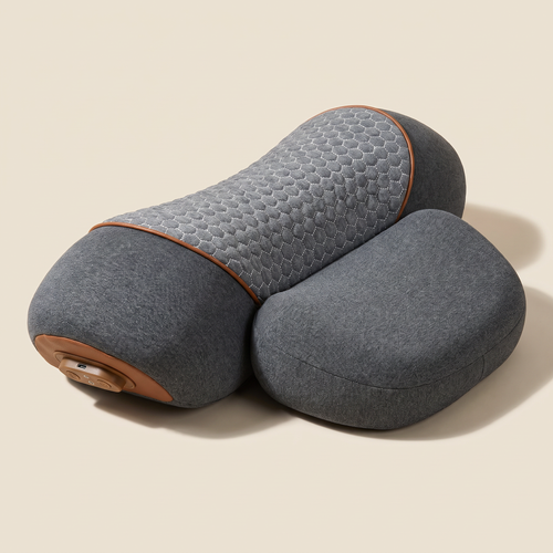 Levatex 3-in-1 nekmassageapparaat met nekrol en hoofdkussen