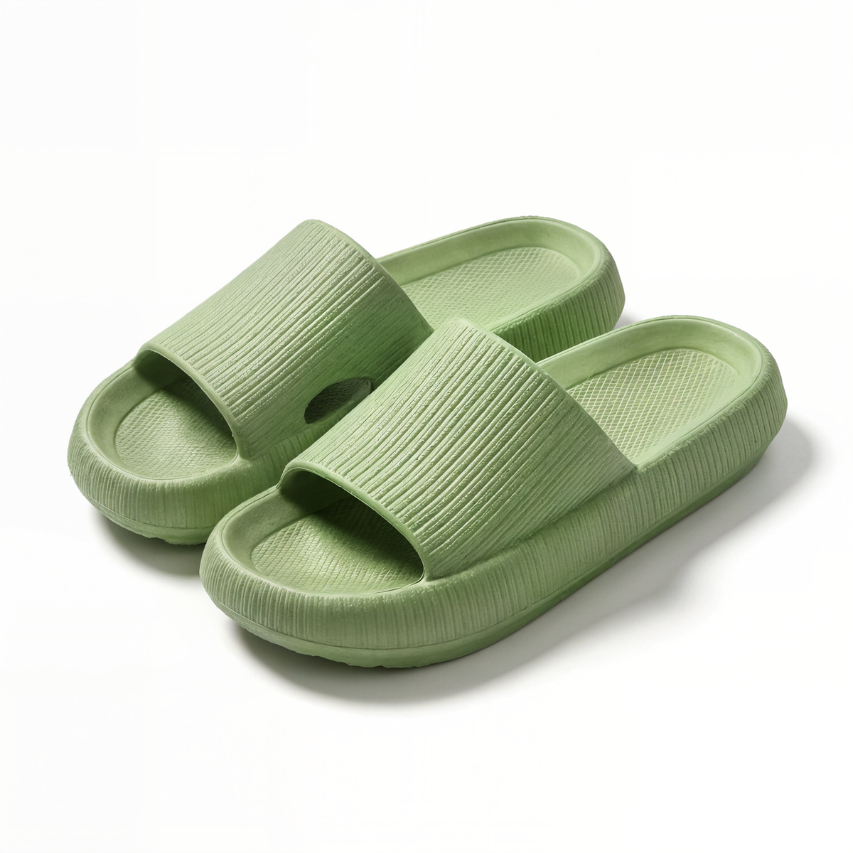CloudStep Slippers in groen