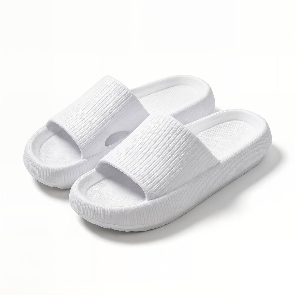 CloudStep Slippers in wit