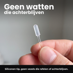 Voria EarClean siliconen tip van dichtbij