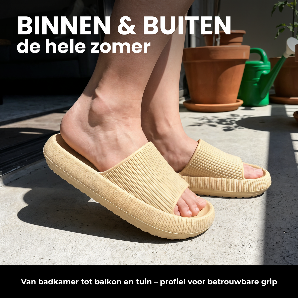 CloudStep Slippers — voor binnen en buiten