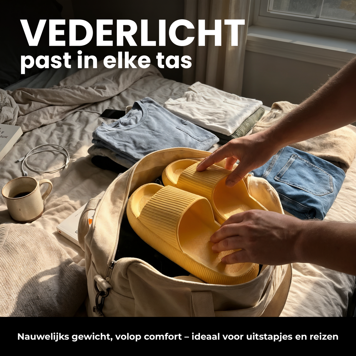 CloudStep Slippers — vederlicht op reis