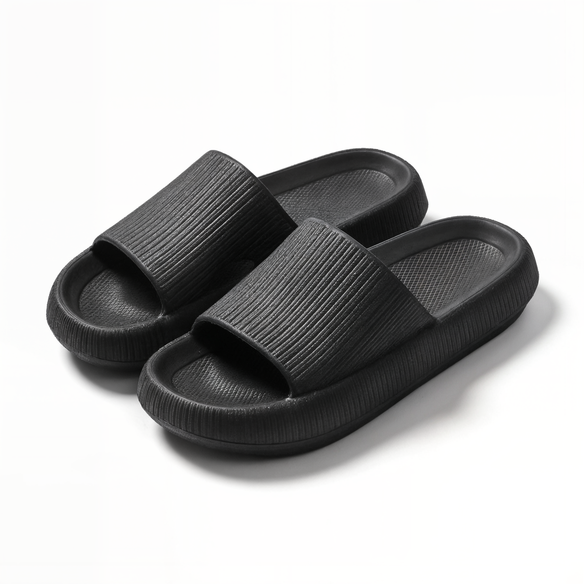 CloudStep Slippers in zwart