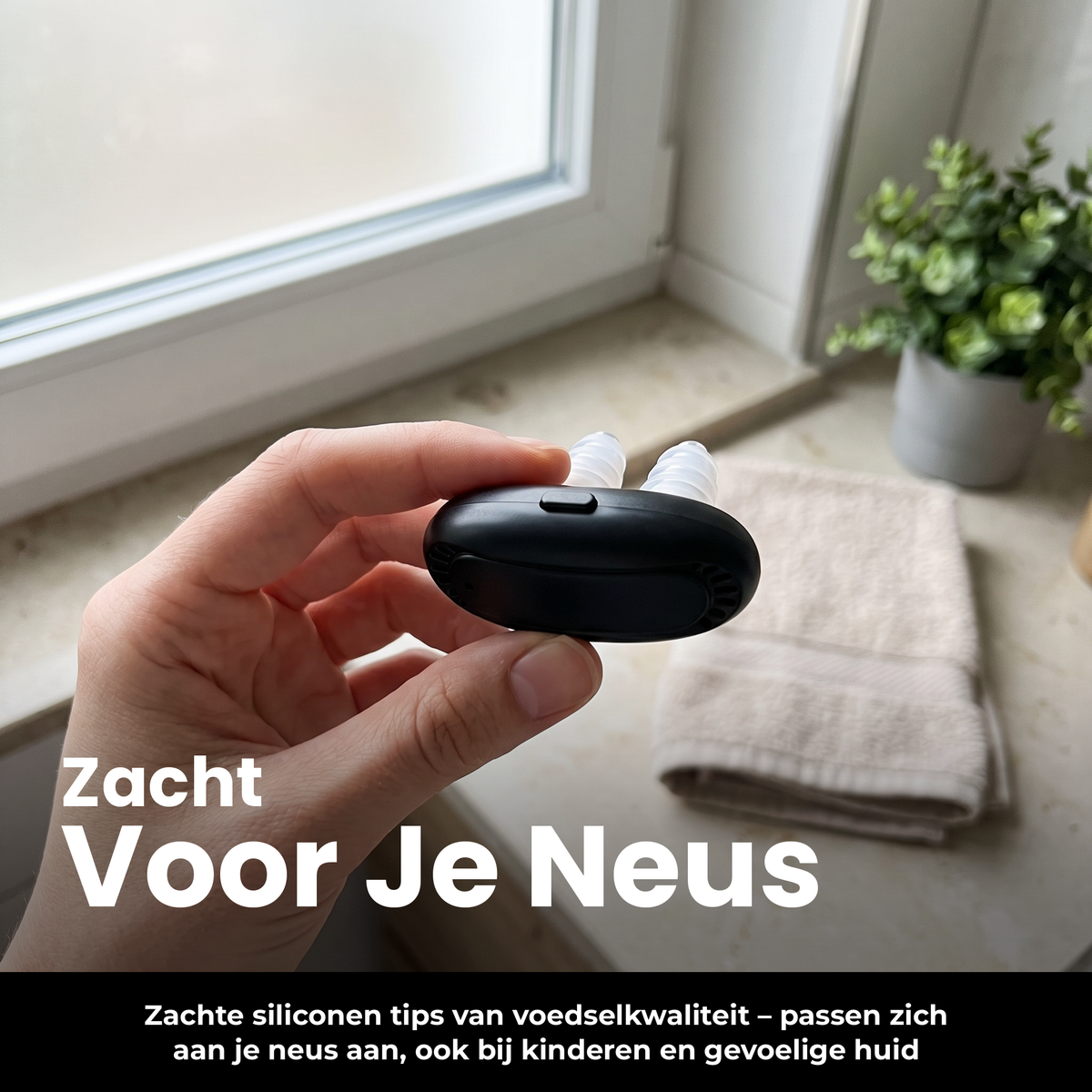 Voria PureAir neusclip — Zacht voor je neus