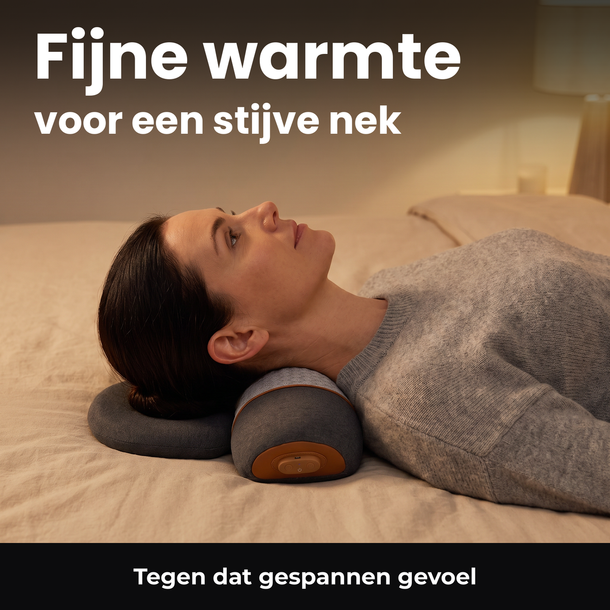 Fijne warmte voor een stijve nek